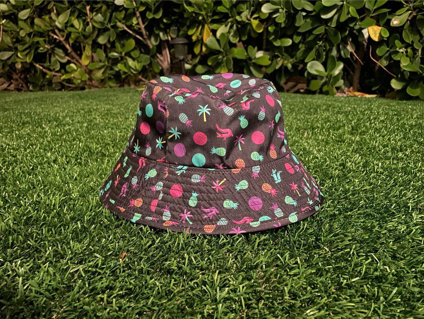 Black Florida Golf Bucket Hat